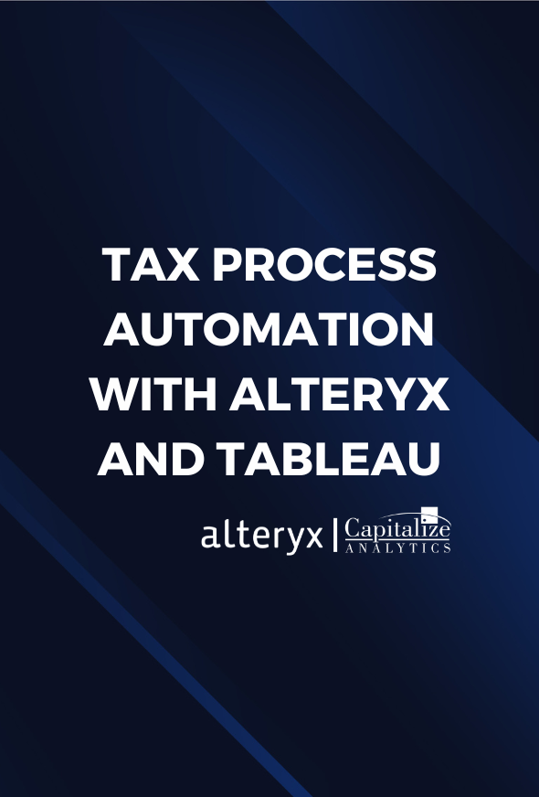 Tax Process Automation with Alteryx and Tableau