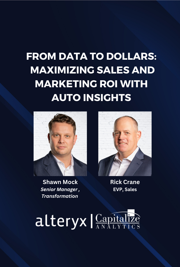 Unlock sales and marketing ROI with generative AI in Alteryx Auto Insights. Watch to learn how to forecast and uncover key insights.